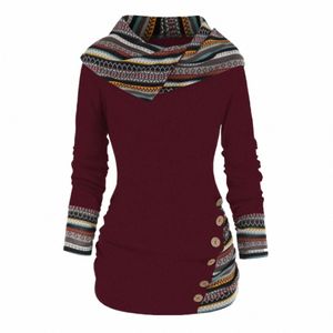 بالإضافة إلى الحجم ، فإن لوحة الشريط الهندسي ذات الأكمام العلوية LG Top Top Top Pullover Tops for Women New Fi Simple Women's Clothing K2N1#