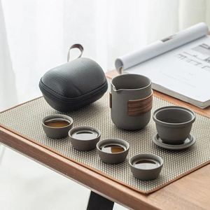 Teaware Sets LUWU Ceramic Teapot Tea Cups With Filter Portable Travel