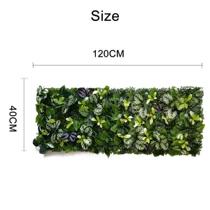 Flores decorativas planta artificial gramado plástico casa jardim loja shopping decoração do feriado tapete verde grama painel de parede para ao ar livre