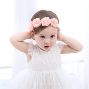 Baby Stirnband Korean Neugeborene Blumen Stirnbänder Baby Haarzubehör Diy Schmuck Kinder fotografierte Fotos Accessoire