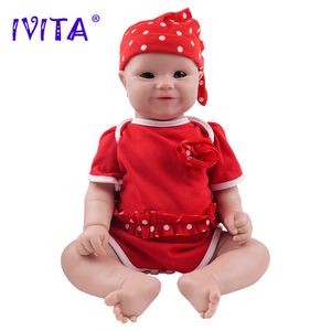 IVITA WG1563 17,71 pollici 3,18 kg 100% Full Body Reborn Reborn Bambola da bambino Ragazzini realistici Bambole non dipinte Dolli fai da te Blank Bails Toys