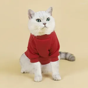 Köpek Giyim Pet Sweaters Sonbahar ve Kış Rahat Nefes Alabilir Sıcak Peluş Giyim Küçük Aksesuarlar