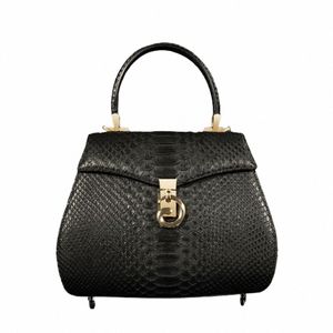 2023 Новая высококачественная сумка из благородной кожи пифа в стиле ретро, классическая европейская и американская Fi, элегантная, роскошная брендовая женская сумка p4vN #
