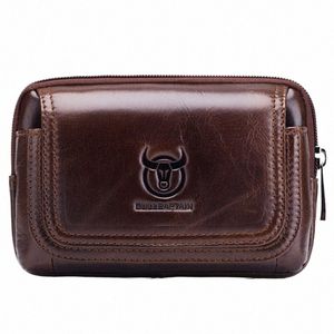 Genuino Marsupio in pelle Marsupio da uomo Cintura Bum Leg Hip Pack per uomo Mini Multi Phe Box Portafoglio e portamonete Porta carte per monete all'aperto 25n2 #