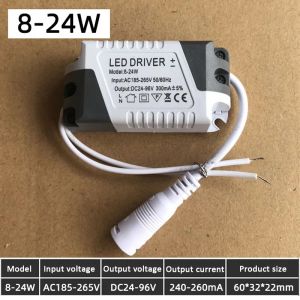 LEDドライバー300MA 8-24W/18W照明変圧器パネルシーリングランプLEDストリップ電源アダプターダウンライトドライブ電源