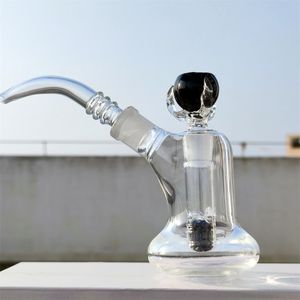 2024 Heady Glass Neo Fab Crystal Stone Filter Black 8 Inch Glass Bongs Water Pipe Bong Tobacco Smoking 18MM Bowl Dab Rig Recycler Bubbler Pipes