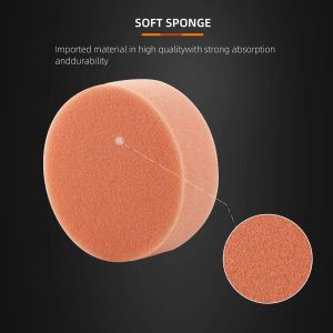 25st Foam Polering Pad Kit 3 tum Svamp Buffing Pad Wax Applicator Pad för bilpolermaskin slipning, polering av vaxande kroppsreparation