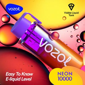 Lowest price Electronic Cigarettes Original Vozol Gear Neon Star 9K 12K Puff Disposable Vape Pen 10000 Puffs Rechargeable Vapes Nicotine Shisha Hookah