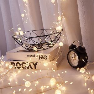 6M 400LEDS Firecrackers Fairy String Lights Plug in Crystal Crackle Ball Lights Christmas Fairy Decorative Lights For Bedroom