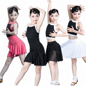 2021 Sommer Mädchen Latin Dance Rock Kinder Praxis Kleidung Competiti Performance Tanzkostüme Mädchen Latin Dance Dr 91nV #