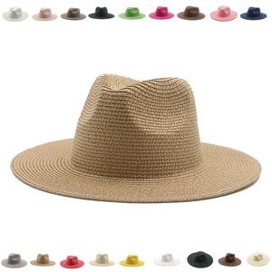 Womens Hat Hats for Women Summer Straw Sun Mens Caps Protection Beach Men Panama Gorras Hombre 240326