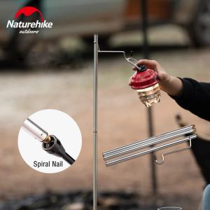 ツールNatureHike Lantern Hanger Outdoor Travel Lamp Stand折りたたみテントライトポールランプハンガーポータブルキャンプ機器ランタンスタンド