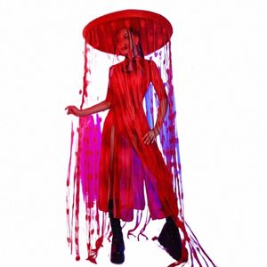 2023 Jazz Dance Kostüme für Frauen Rote Outfits Chinesischen Stil Hip Hop Dance Performance Rave Kleidung Bühne Festival Tragen DQS12716 G7aT #