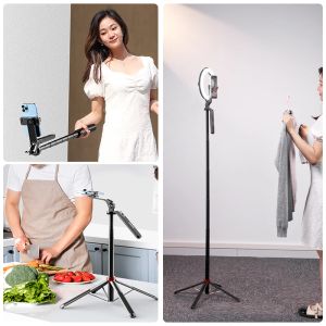 Ulanzi MA09 Bluetooth Remote Control Selfie Stick Tripod with Gopro Mount 1/4'' Screw GoPro Phone Stand for Live Streaming Vlog