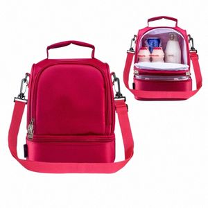 new design thick m thermal insulated boxes nyl lunch bag red lunch bags tote with zipper cooler lunch box insulati bag k8kQ#