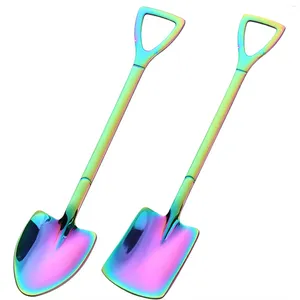 Spoons Ice Cream Shovel Spoon Set Durable And Multifunction For Dinner Dessert Soup