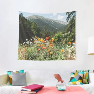 Tapestries Mountain Garden Tapestry Wall Hanging Decor Decoration Aesthetic Cute Room Bedroom Decorations