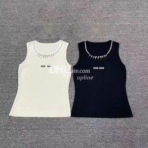 Frauen schwarze Weste Baumwolle T-Shirts Baumwolle Designer Tank Tops Weste Damen solide Vintage T-Shirt Sport gestrickte Tanks