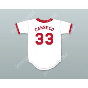 Jose Canseco 33 Springfield Kärnkraftverk Softball Team Baseball Jersey Stitched Top