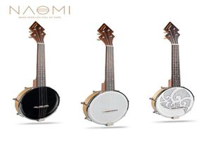 Naomi 26 -calowa Banjolele Sidekick Tenor Banjo 3 Style Wzór Projekt Wgig Tuner Pasp2648144