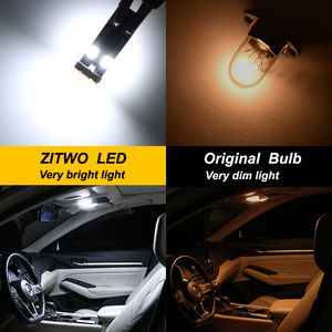 Zitwo 14pcs Araba Led İç Ampul Kiti Ford Focus MK2 2008 2009 2011 2011 Bagaj Ayağı Nezaket Lambası Aksesuarları