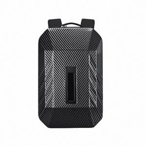 Multifuncti Busin Men Backpack PC Hard Shell Laptop Bag Smart Cool Led Men Usb Charging Anti-roubo Mochila à prova de água n1o8 #