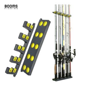 Tools Booms Fishing WV4 Rod Holder Up to 10 Rods Vertical and Horizontal on Wall Protect Storage Pole Rack Fishing Tools Accessories