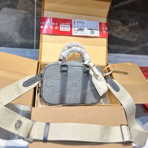 24 İlkbahar/Yaz Sınırlı Edition Yeni Unisex Keepalli 25 Vintage Denim Seyahat Çantası Tasarımcısı Lüks El çantası Moda Omuz Çantası Crossbody Bag Telefon Çanta Cüzdan