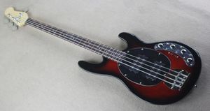 4 cordas BlackRed Body Active Circuit Electric Bass Guitar com Chrome hardwareRosewood FingerboardOferta Customize6874703