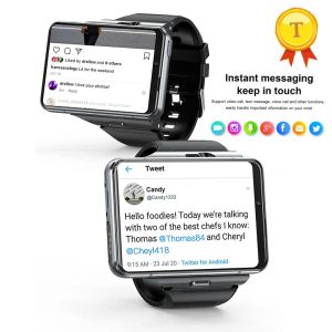 Nova venda de 4 GB de 64 GB de luxo Smart Watch Men Woman Câmera GPS WiFi 4G LTE Android Bluetooth Smart Watch Phone com cartão SIM