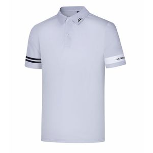 Roupas de golfe de verão dos homens manga curta camisetas de golfe 3 cores jl meninos moda lazer ao ar livre vestuário golfe esportes polos camisa