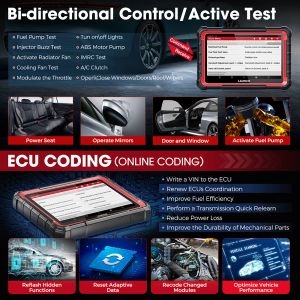 2024 Lancia X431 Pro Elite Car Diagnostic Strumenti, Strumento di scansione bidirezionale, 31+ RESET PAN FD DOIP CODING ECU PK X431 V V4.0 OBD2