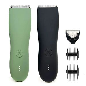 Профессиональная машинка для стрижки волос, перезаряжаемый триммер для бороды, машина для стрижки волос, электробритва для бритья волос на теле, безопасная бритва 240320