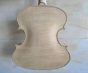 Violino professionale in acero bianco embrione incompiuto violino in legno di acero bianco Lord Wilton 1742 in legno massello violino bianco fai da te8475777