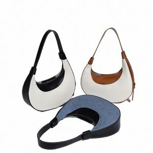 autumn And Winter New Niche Retro Crescent Bag Fiable And Simple Armpit Bag Highend Versatile Handbag Saddle Bag Luxury Q3kf#