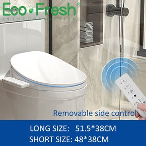 ECOFRESH RUND FORM SMART Toalettstol Electric Bidet Cover Intelligent Bidet Heat Clean Dry Massage Care for Child Woman