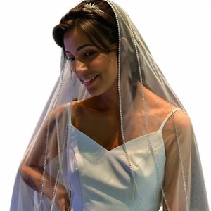 mmq M88 Bridal Veil Sparkling Rhinestes Tulle One Layer Shine Diamd Wedding Veils with Comb Bride Soft Yarn Accories A0Uy#