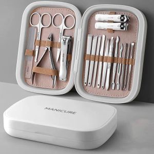 Kits Dynamics Professional Nail Clipper Kit Manicure Set Nail Cutter Pedicure Blackhead Blemish Eyelash Makeup Ansiktsverktyg