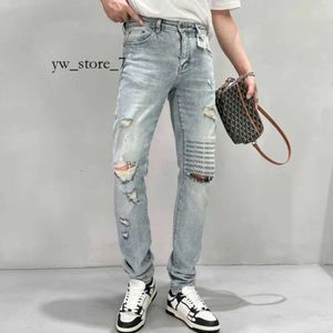 Ksubi Jeans Designer Jeans per uomo Pantaloni da uomo Rip Denim Biker Vernice grigia Distress Stretch Moto Bone Halloween Jeans per uomo 7713