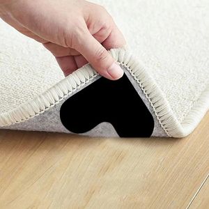 Badmatten 20 PCs Herzteppich Aufkleber Nicht -Skid Teppich Pad Grippers Teppiche Pads Haushalt Aufkleber PU für Slip