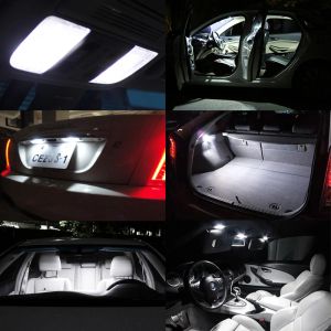 Kit di lampadina per lampadina interna LED per Volvo V70 V50 V60 XC60 XC70 XC90 C30 C70 S40 S60 S70 S80 S90 Auto Dome VEICOLO LAMPAGNA TRUNK CANBUS CANBUS