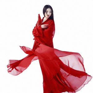 2st Ancient Chinese Costume Women Clothes Traditial Hanfu Dynasty Classical Dance Costumes Folk Fairy Dr Red Outfits 17sh#