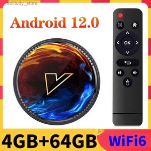 セットトップボックス新しいAllwinner H618 Android 12 TV Box 8KビデオBT5.0 WIFI6 Google Voice Android 12.0 Media Player 4K HDR10+セットトップボックスVontar H1 Q240330