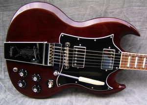 غيتار كهربائي مخصص Angus Young AC DC Dark Red Quality Guitar2497056