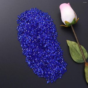 Vases 2000pcs 4 5mm Vase Fillers Diamonds Clear Gems Table Scatter- Dark Blue