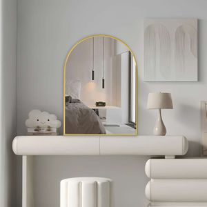 1PC łukowe lustro łazienkowe, dekoracyjne lustro na ścianie do salonu, sypialnia, korytarz wejściowy, wystrój domu