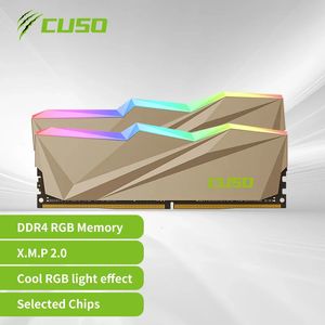 CUSO Memoria RAM DDR4 16GB 8GBX2 3200MHz 3600MHz MEMORIA RGB RAM DDR4 SABERTOOTH SERIME DIMM لسطح المكتب 240314