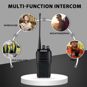 Baofeng UV-6 Walkie Talkie Nova chegada 8W 128 canal de alta potência de espera longa uhf vhf banda dupla de duas vias woki toki cb rádio