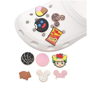 Sko delar tillbehör moq 2lots mexico tema charms grossist jibitz för clog mjuk gummi pvc charm kampanj blandad 10 droppe deliv dh718