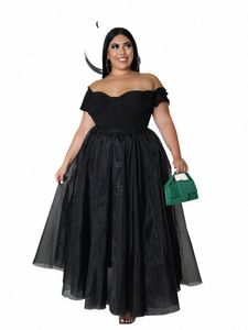 Saias elegantes para mulheres verão saia elástica solta streetwear casual cintura alta saia lg plus size atacado dropship f6ie #